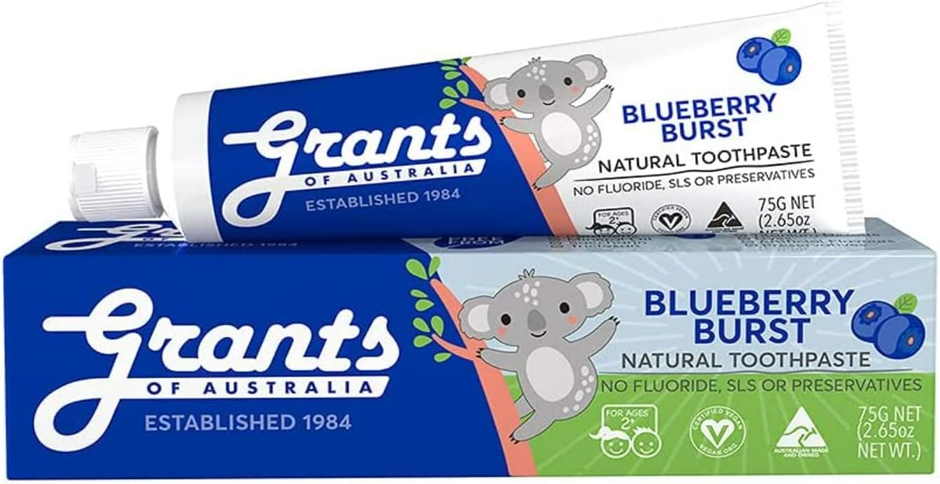 GRANTS of Australia Blueberry Burst Kid Natural Toothpaste