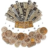 JUYUN 80pcs Vintage Astronomy Washi Stickers and Nautical Map Postcards Stickers, Decoration Space...
