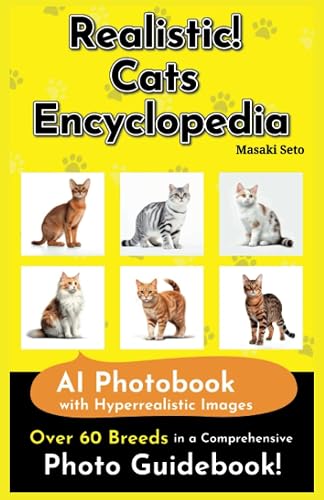 Realistic! Cats Encyclopedia: AI Photobook with Hyperrealistic Images (English Edition)
