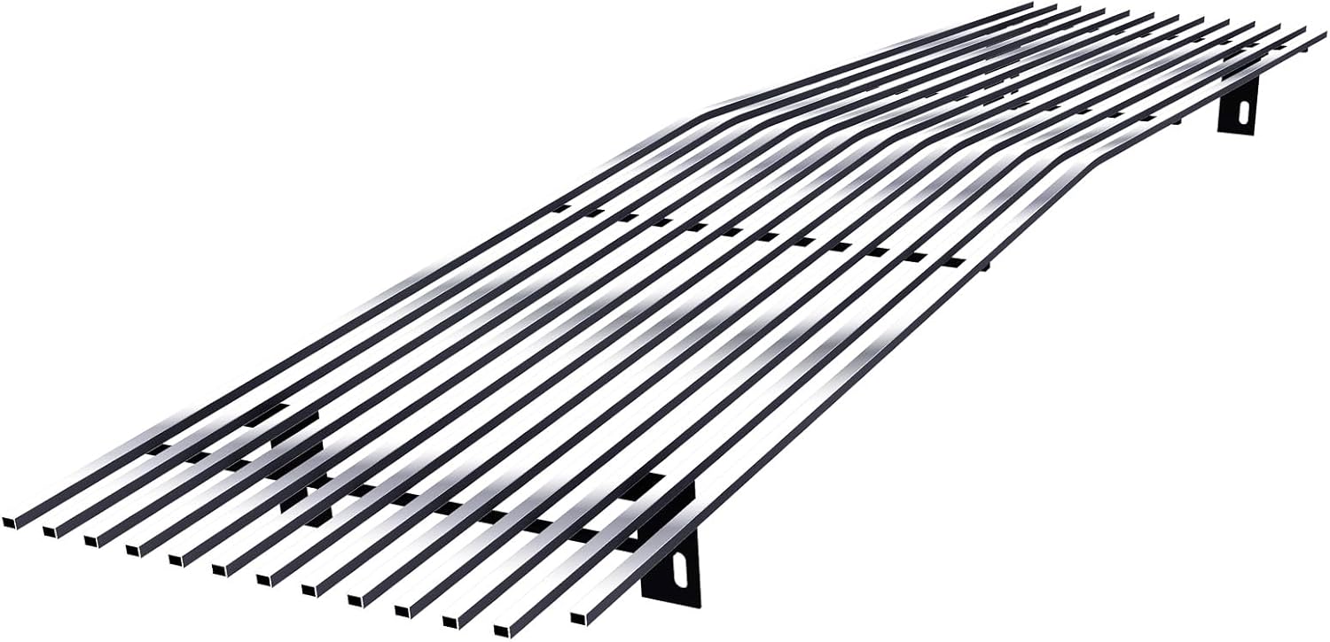 APS Compatible with Chevy GMC C K Pickup Suburban Blazer 1973-1980 Main Upper Stainless Steel SS Chrome Billet Front Grill Grille Insert C85008A