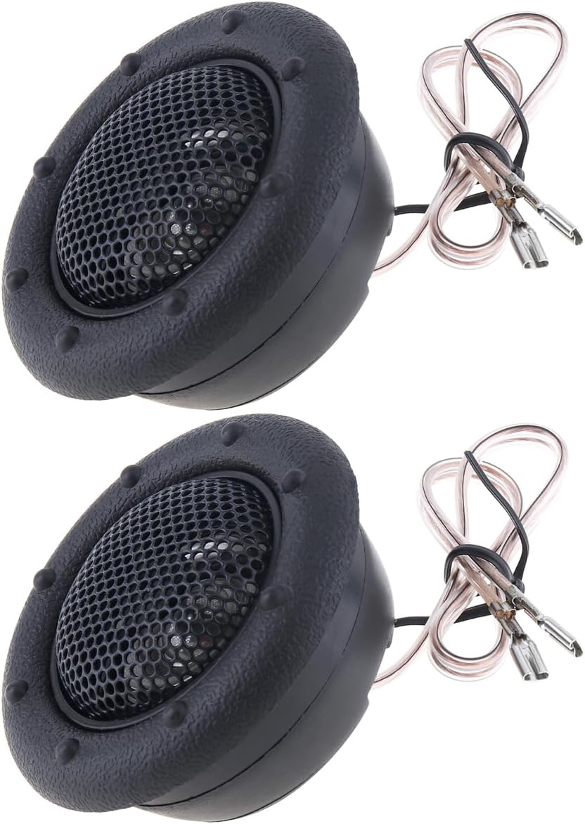 Car Tweeters, 2pcs 150W YH-96 High Efficiency Mini Half Dome Tweeter Speakers for Car Audio System