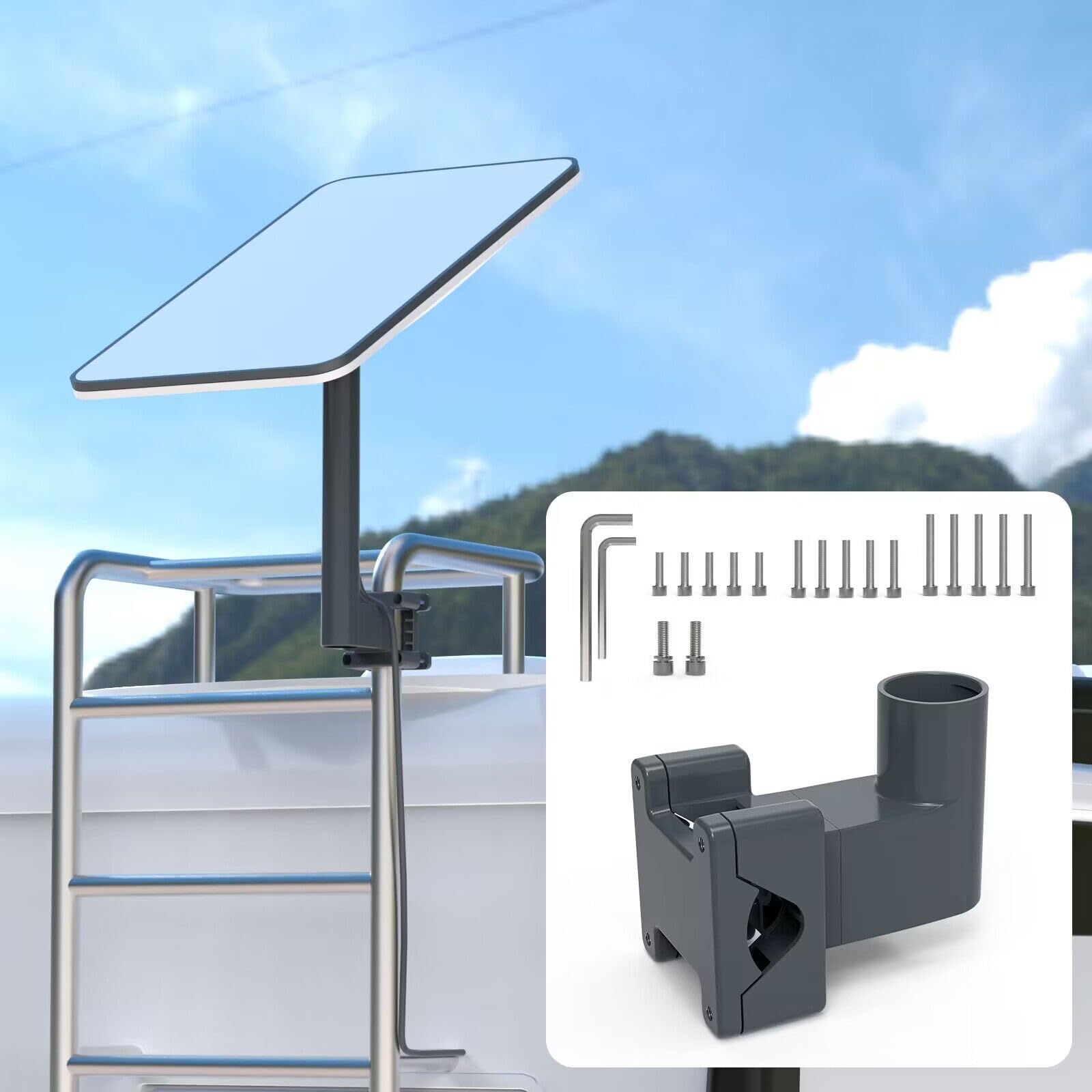 Amazon.com: Koroao Starlink RV Ladder Mount ,Starlink Gen 2 Pole Mount ...