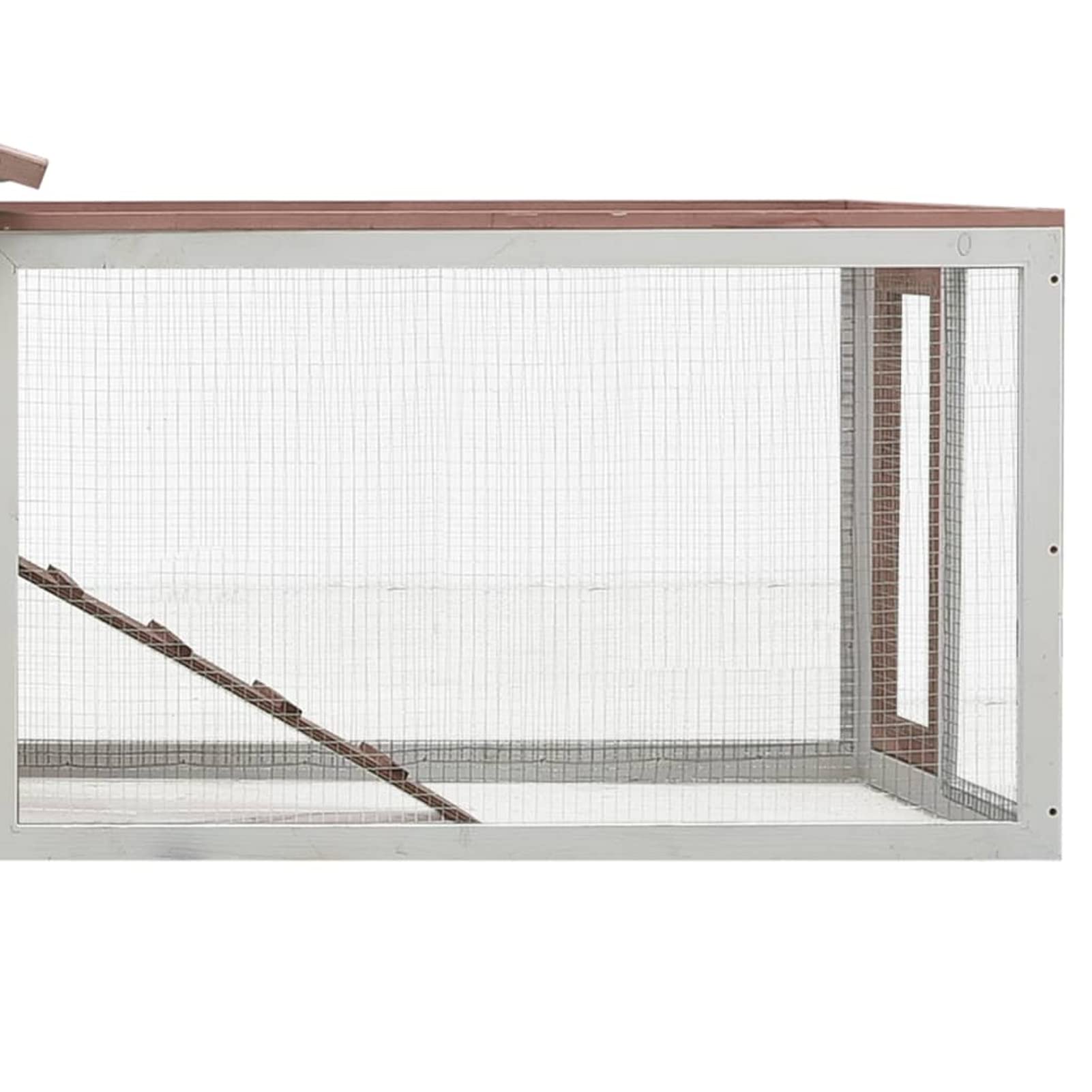 Conejera, XIAOGUANG Jaula Cobaya, Jaulas para Conejos, Jaula Hamster, Casa Conejo, Casita Conejo, Nido Conejo, de Madera Maciza Pino y Abeto Color Moca 310x70x87 cm