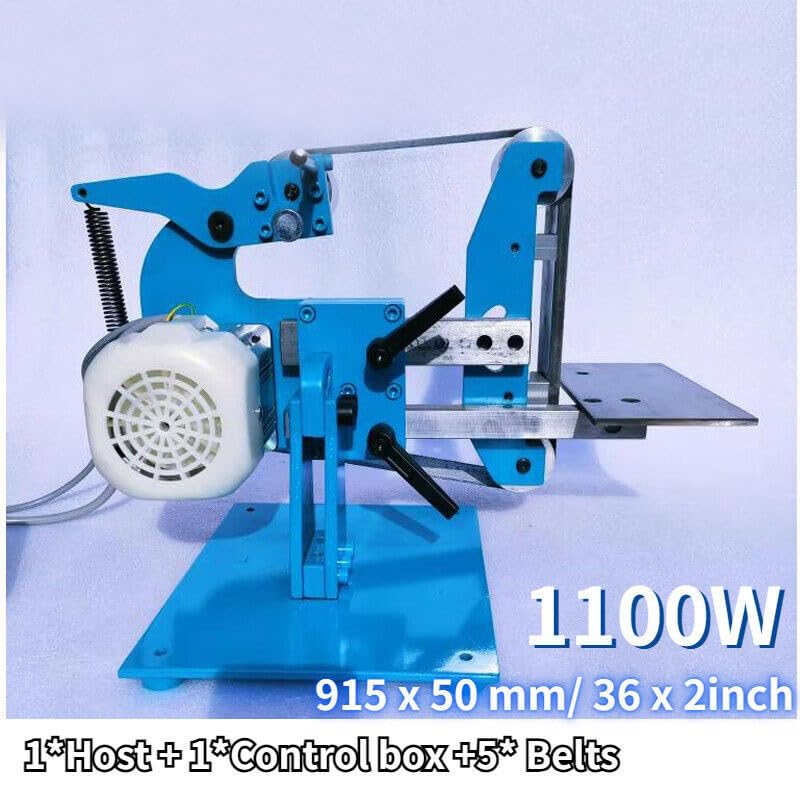 1100W Pasek Szlifierka bezszczotkowy silnik 200-5000 obr/min Maszyna do szlifierki o zmiennej prędkości 36x2 cale Polerowanie szlifierki z odwrotną kontrolą na poziomie zrewidowania niskiego szumu wib