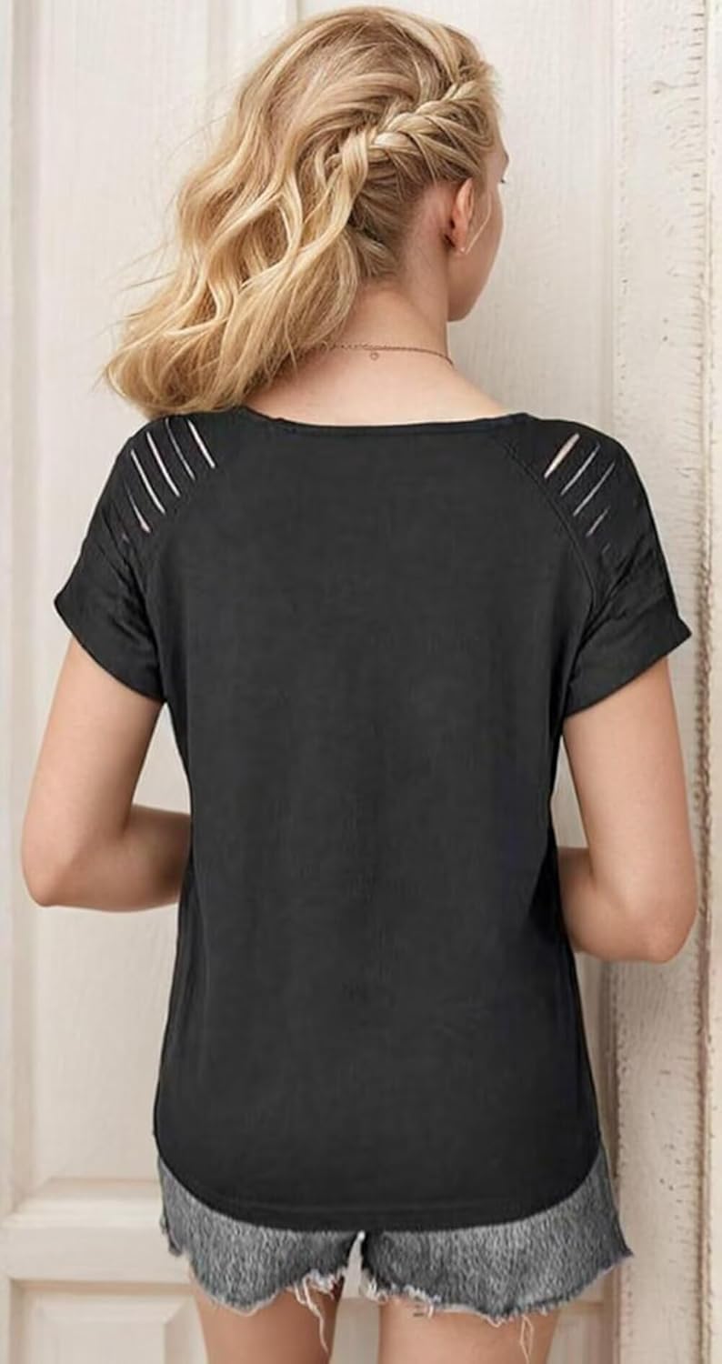 But Did You Die Cute Shirts for Women Funny Graphic Tee Shirt Letter Print Short Sleeve Casual Tshirt Tops - Image 4