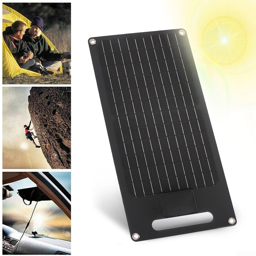 Leichtes, tragbares Solarmodul (40 W) mit Griff, perfekt für umweltfreundliche Energie in Wohnmobilen und Hauswirtschaftsräumen