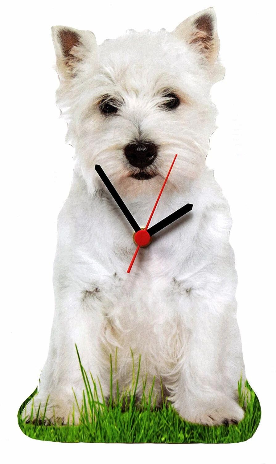 D&A Gifts West Highland Terrier Clock - Westies - D12a