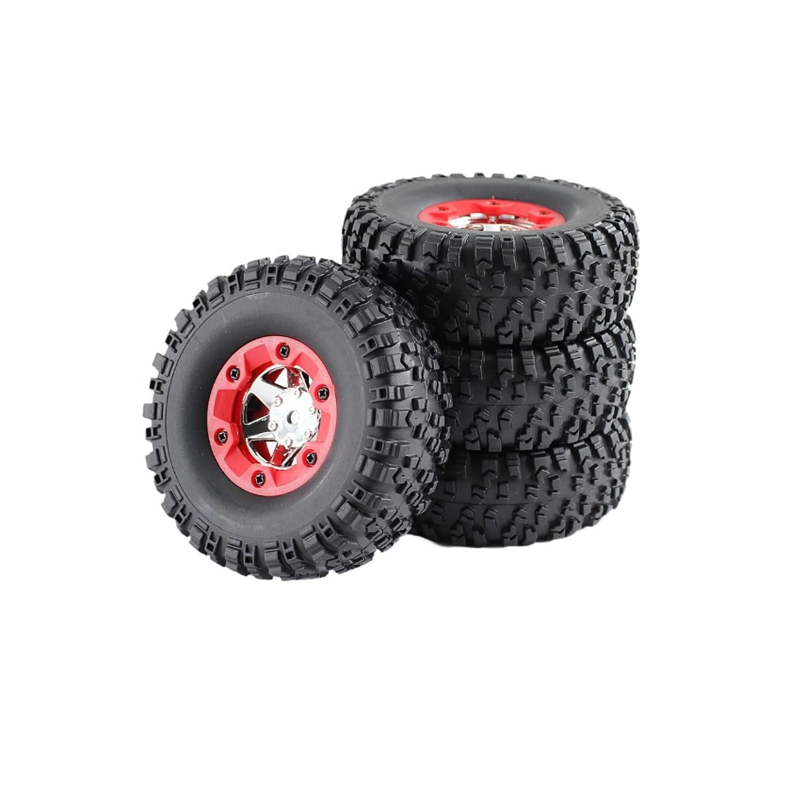 RC Auto Modell Zubehör Für 12428 1/12 4Pcs Räder Und Reifen Set Skala Crawler RC Ersatz Modell Zubehör Montieren Ersetzen Geändert Upgrade Teile