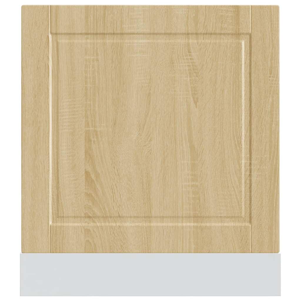 Tomostar Façade De Porte Lave Vaisselle Panneau De Lave-Vaisselle Accessoire Pour Cuisine Porto Chêne Sonoma 60 X 1,5 X 67 Cm