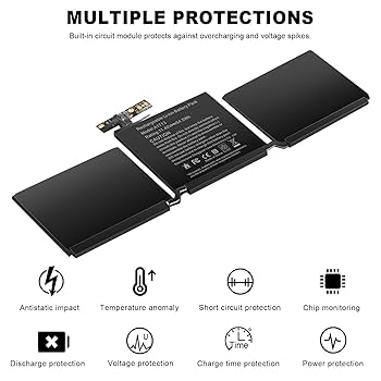 ［新品バッテリー］AppleMacBookPro 13inch 2017/487 Amazon.com: A1708 Battery Replacement for MacBook Pro 13