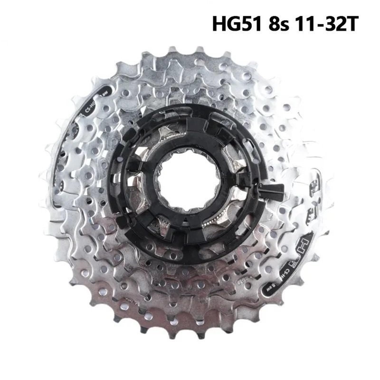 Adatto per Shimano HG51 Cassetta a 8 velocità CS-HG51-8 MTB Mountain Bike K7 Ruota Libera 8s 11-28T 11-32T Parti di Bicicletta pignone per Bicicletta Cassette pignoni e Ruote li