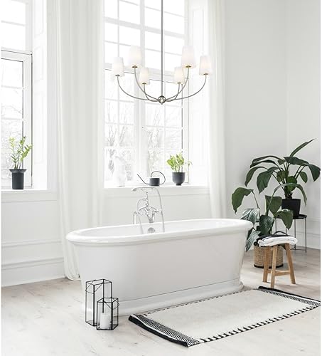 Miniatura 2 de Z-Lite Lighting 3040-42BN Shannon Six Light Chandelier Chandelier Brushed Nickel