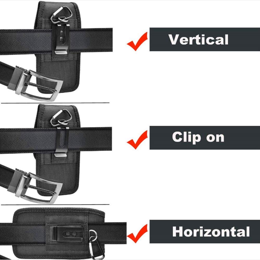 For OnePlus 7 Pro Leather Case Cover Belt Clip Holster Horizontal Pouch - Black For OnePlus 7 Pro Leather Case Cover Belt Clip Holster Horizontal Pouch - Black