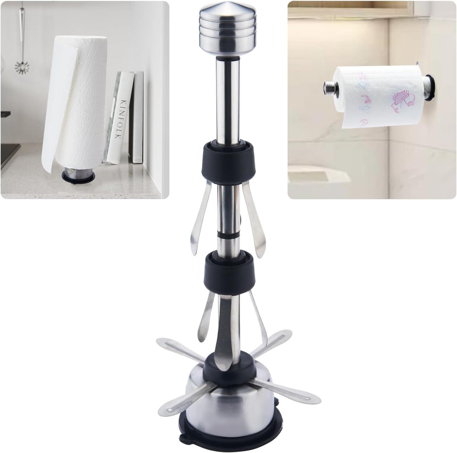 Amazon.com - Eyourlife Paper Towel Holder Wall Mount - Stainless Steel ...