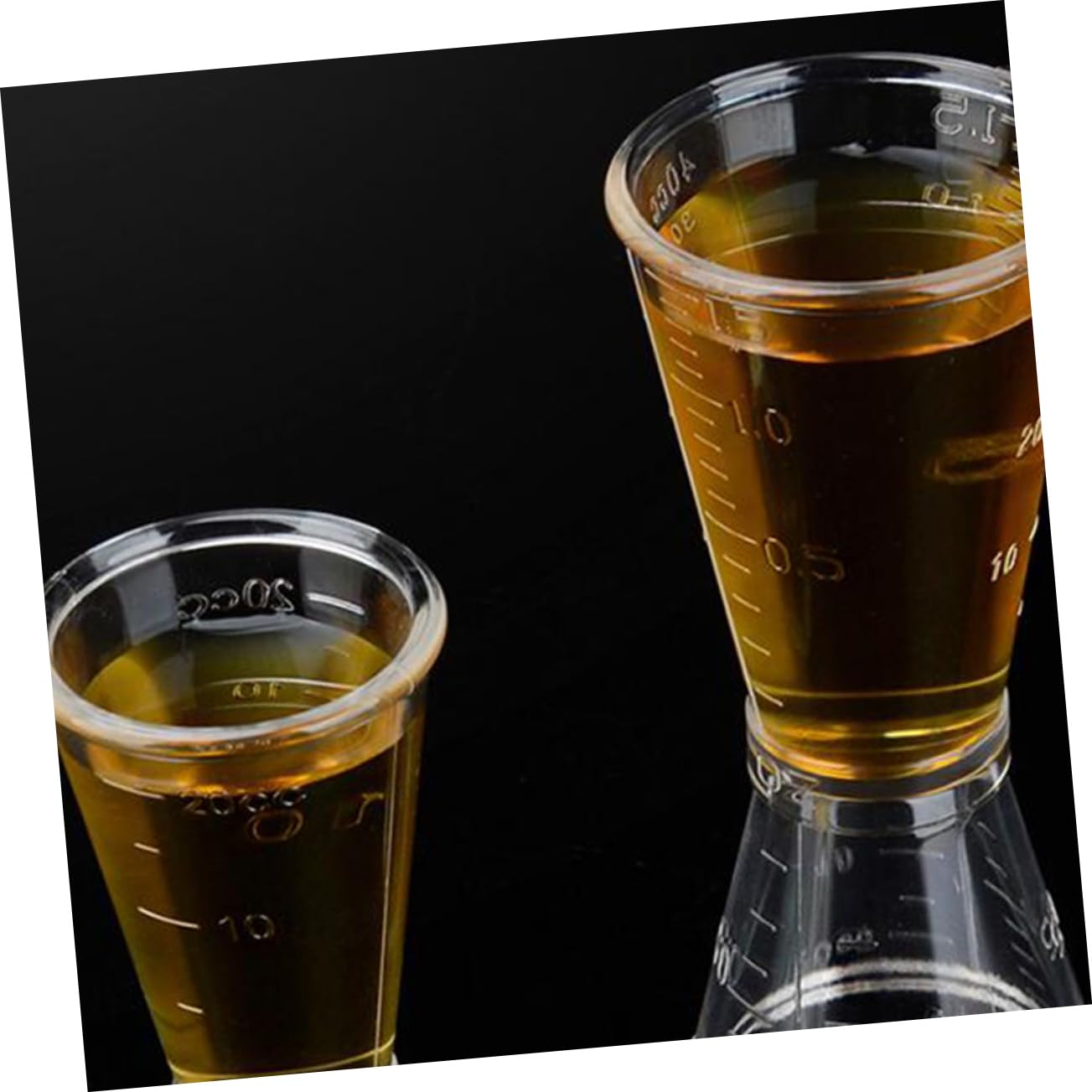Cabilock Juego De 3 Utensilios Esenciales Para Bar En Casa: Vaso Medidor De 2 Onzas Medidor Preciso De Ingredientes Para Bebidas Kit De Accesorio Tamaño L 4 Piezas X 3