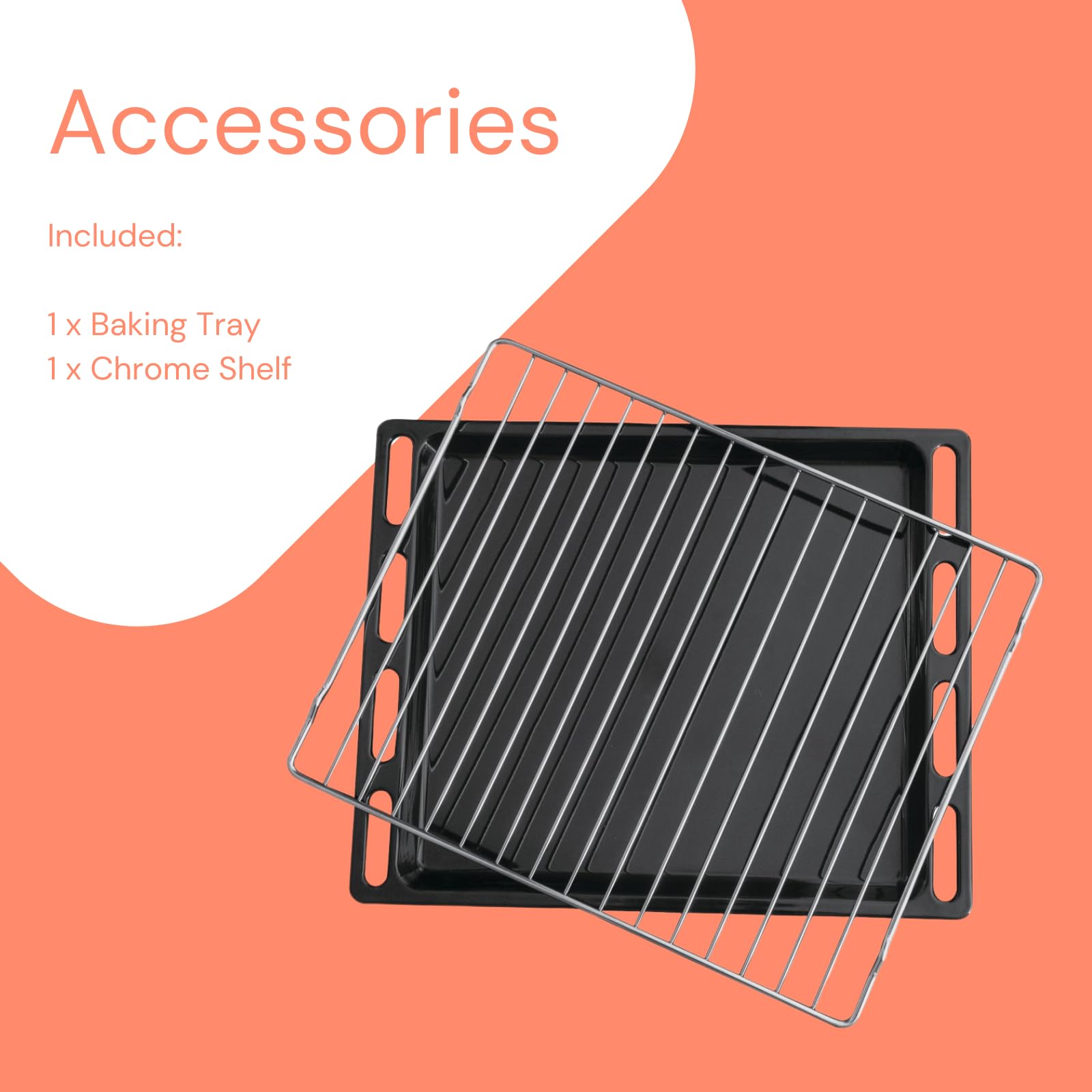 SIA ESXB50W 50cm White Electric Cooker With 4 Zone Plate Hob, Single Cavity, Freestanding