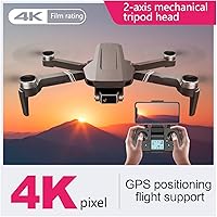 Vista 3 de Drone GPS Drone with 5G WiFi FPV 2-Axis 4K Dual Camera Anti-Shake Gimbal 2000m Image Transmission Brushless Professional RC One Key Take OffLanding