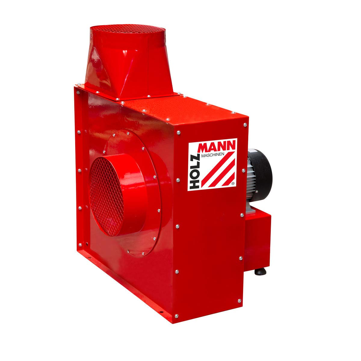 Holzmann Maschinen Rot Absauggebläse 4000W für Facharbeiter, Werkstatt, Industrie