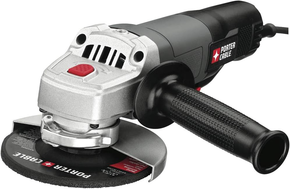 PORTER-CABLE Angle Grinder Tool, 4-1/2-Inch, 7-Amp (PC60TPAG) , Black