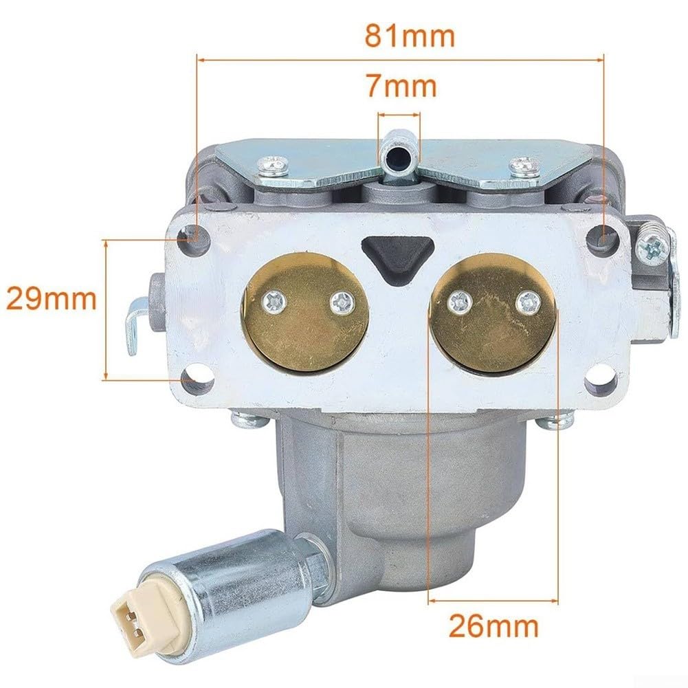 Kit de repuesto de carburador de cortacésped para una eficiencia óptima del motor, construcción de metal con mezcla de combustible y aire de precisión, fácil de instalar para jardín para