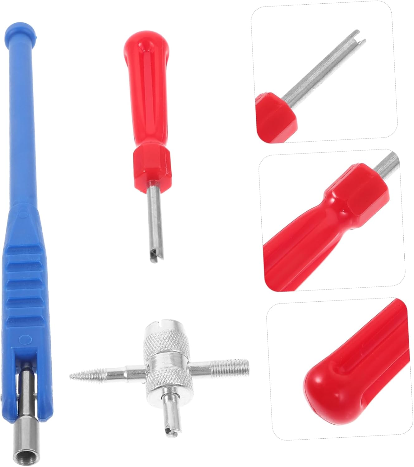 VALICLUD Tire Valve Core Tool Kit 1 Set Valve Stem Puller for Car Repair Tool Bike Repair