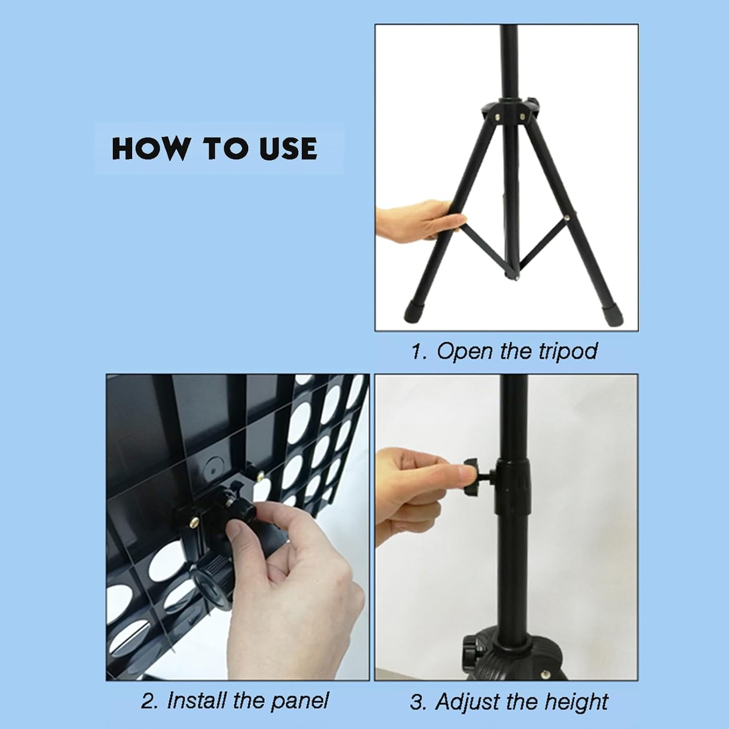 Sheet Music Stand, Floor Music Stand, Equipped with Microphone Stand, Mobile Phone Stand, Storage Tray, Carrying Bag