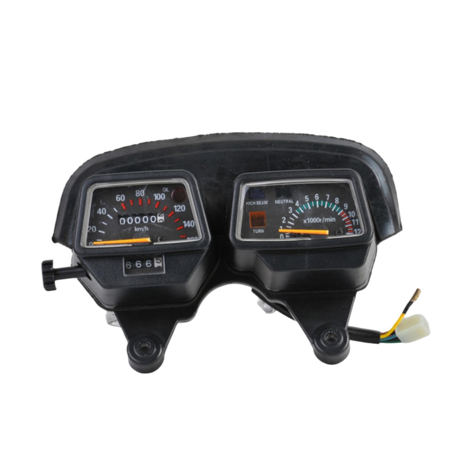 Lyla Motorcycle Gauge Cluster Sturdy Speedometer Tachometer for Yamaha DT125-picture-11