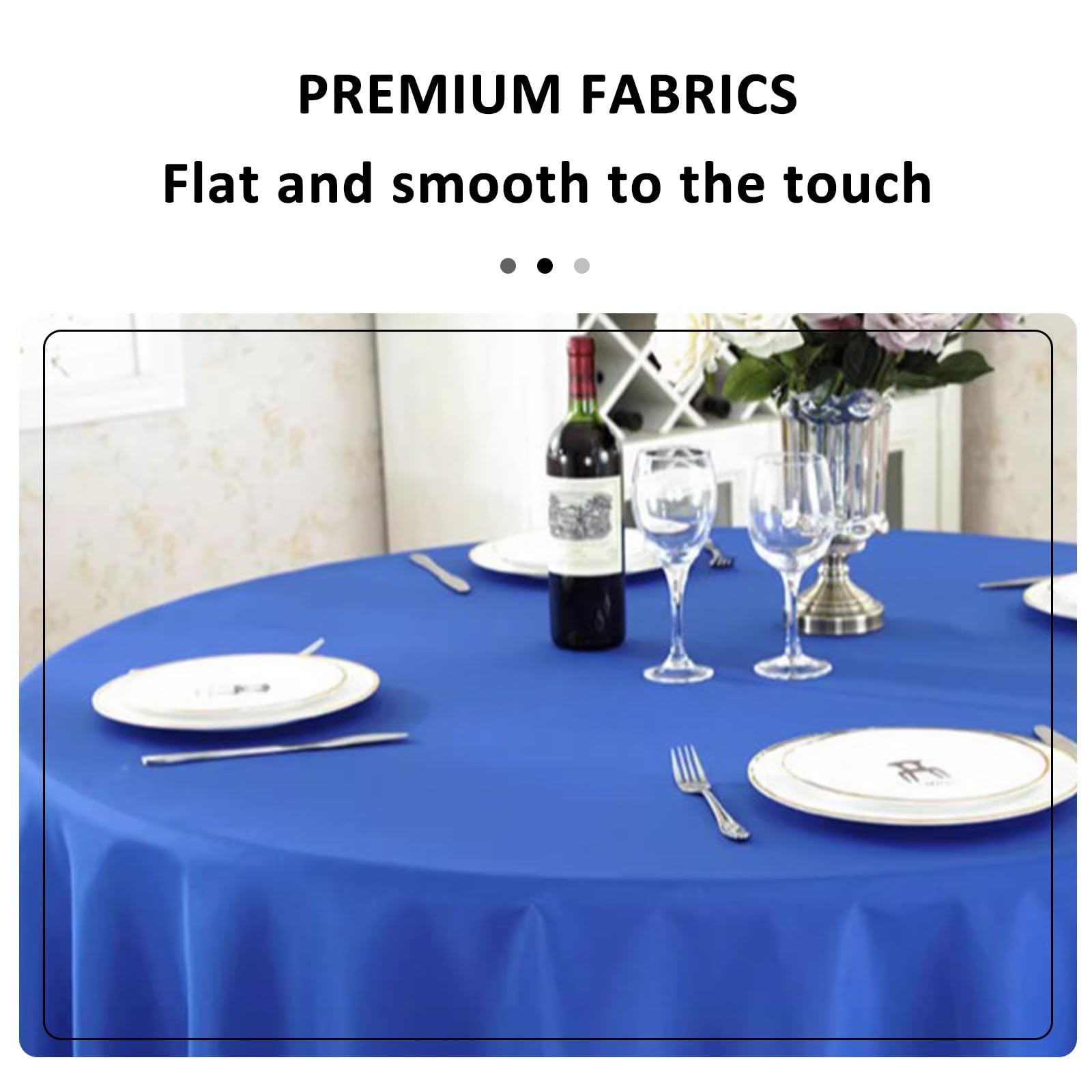 Mantel Redondo, Mantel De Tela Lisa, Decoración De Cocina Y Comedor, Adecuado For Restaurantes, Bodas, Banquetes Y Reuniones Familiares(Red B,300cm/118.1in)