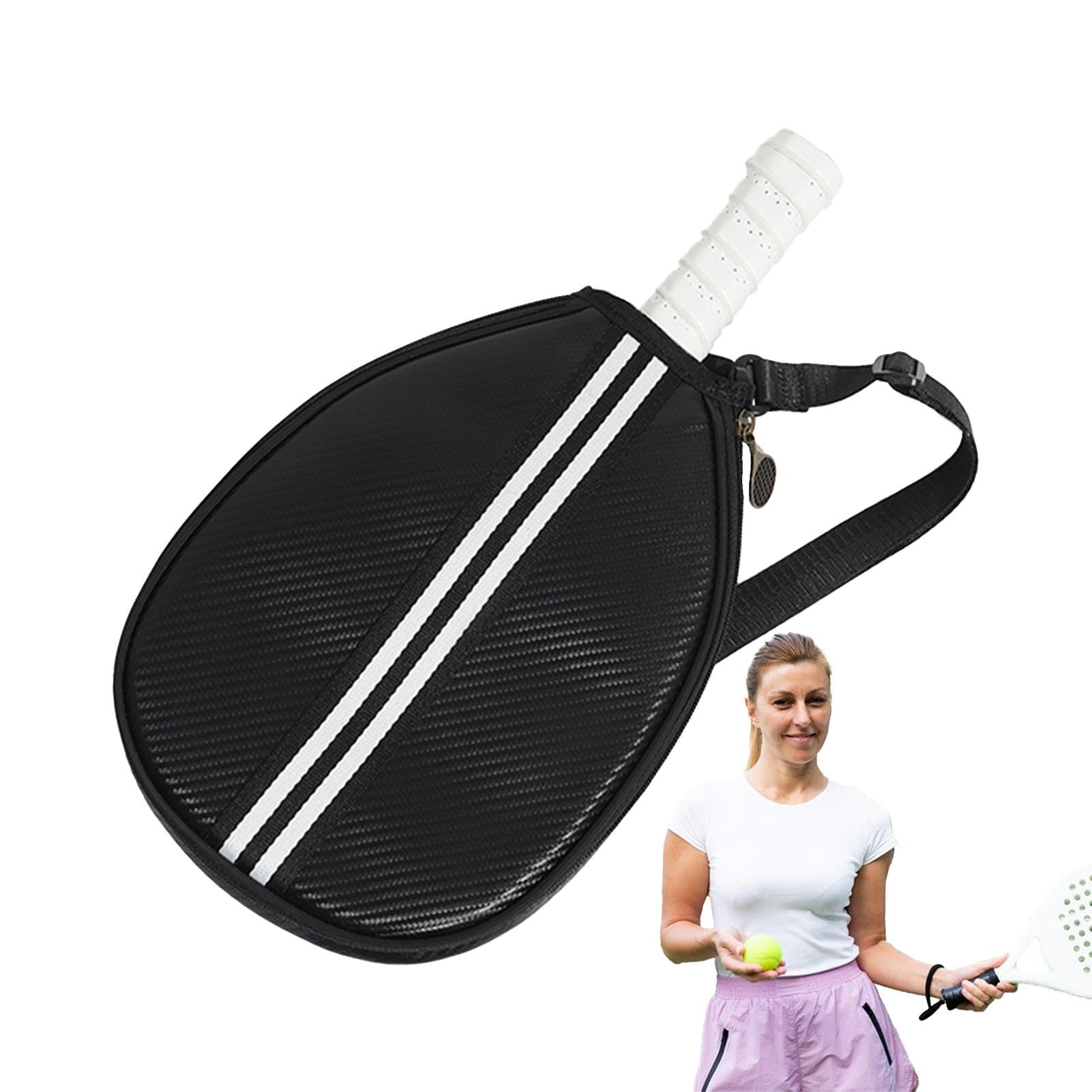 Housse pour Raquette de Pickleball – Housse de Protection pour Raquette de Pickleball | Sac de Rangement pour pagaie de Pickleball avec épaule Unique pour éviter Les Rayures et Les Bosses