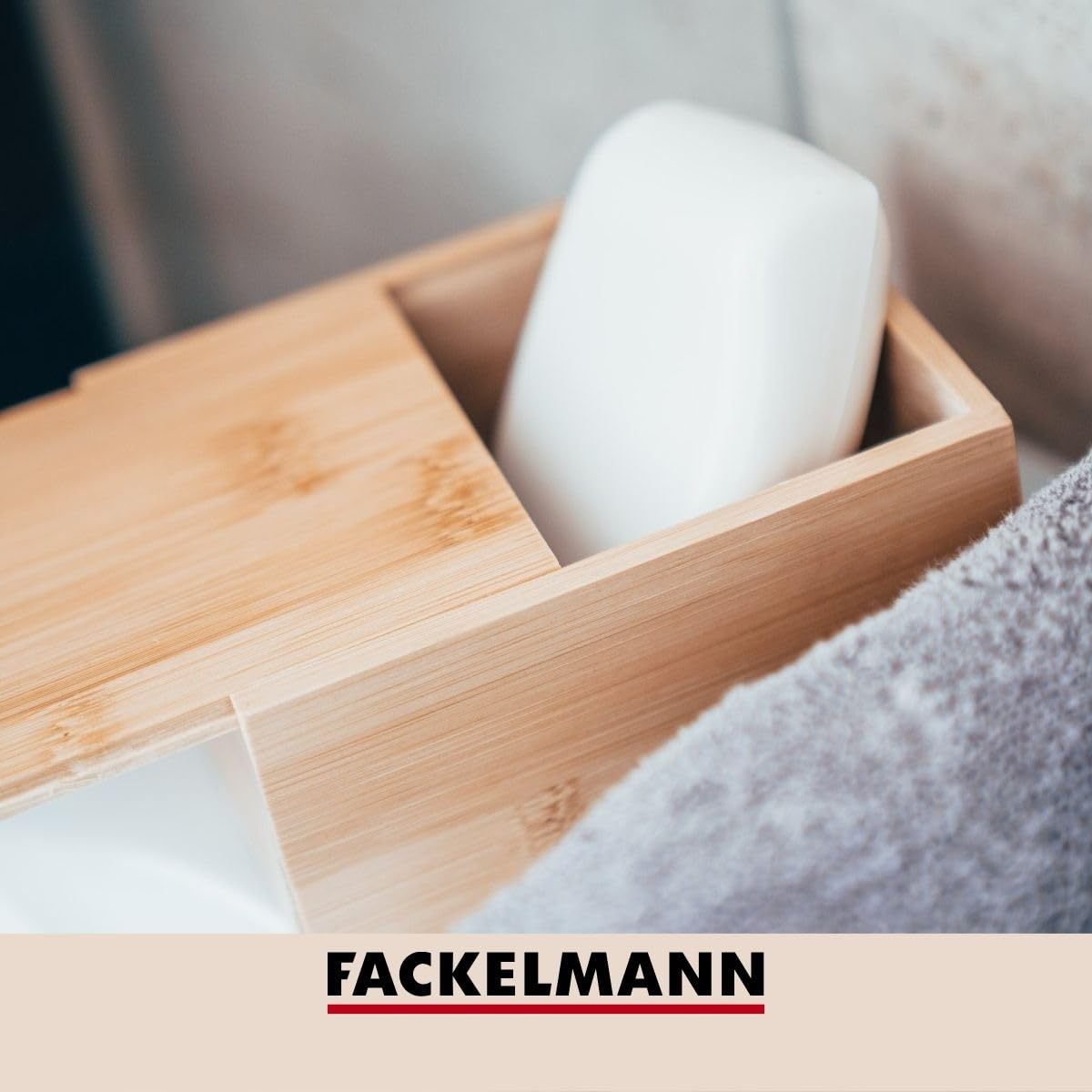 Boîte à Savon En Bambou Fackelmann – Pratique Pour La Salle De Bain Et Les Voyages