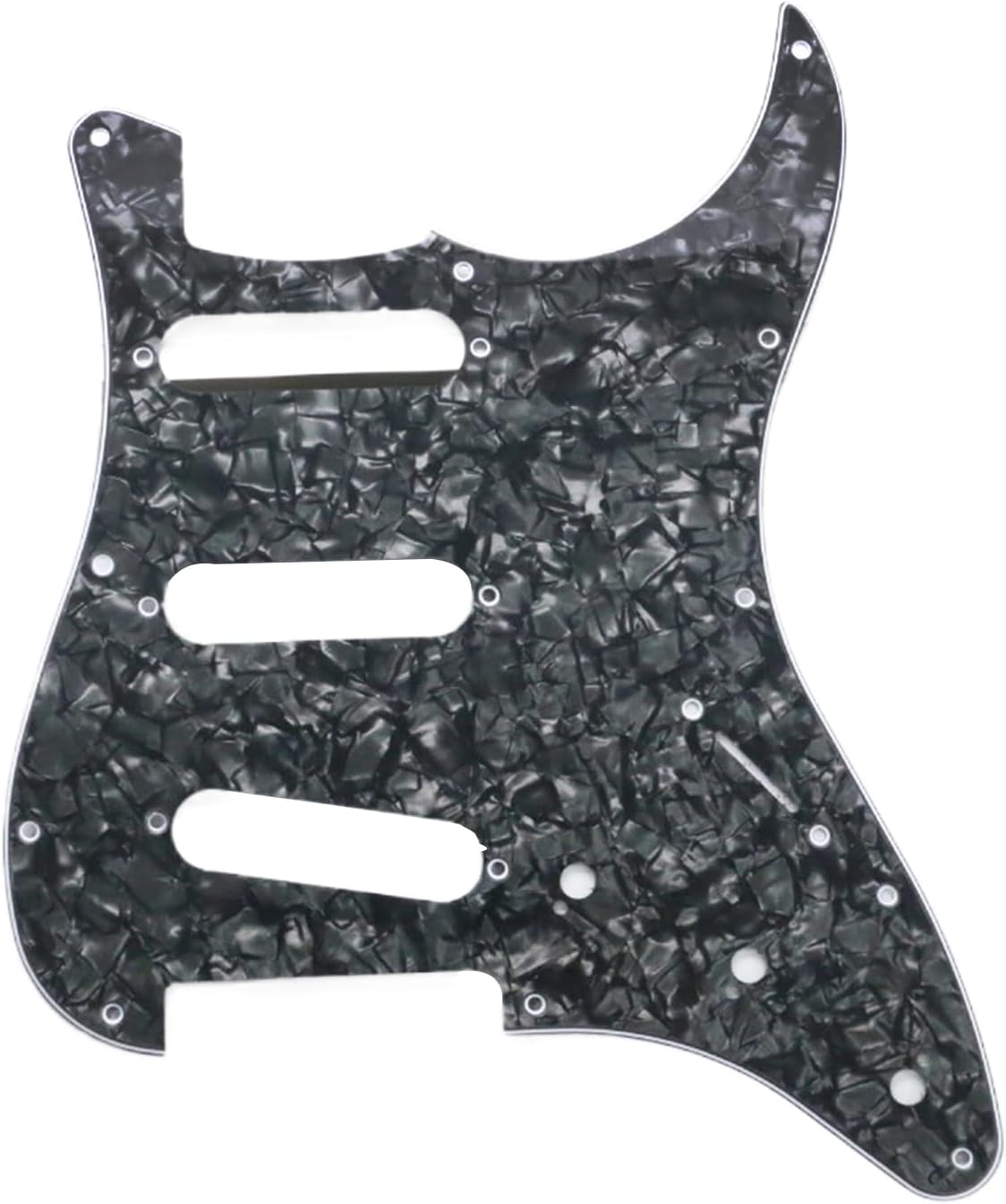 KUMGROT 11 Hole Stratocaster Pickguard Strat Electric Guitar Pickguard