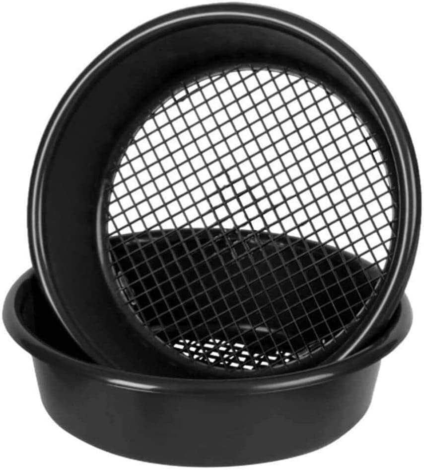 VTL® Round Garden Sieve Riddle Plastic Large Soil Sifter Mesh Gardening