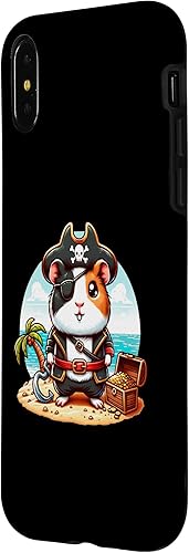 Vista 8 de iPhone 12 mini Pirate Guinea Pig Treasure Island Adventurer Case