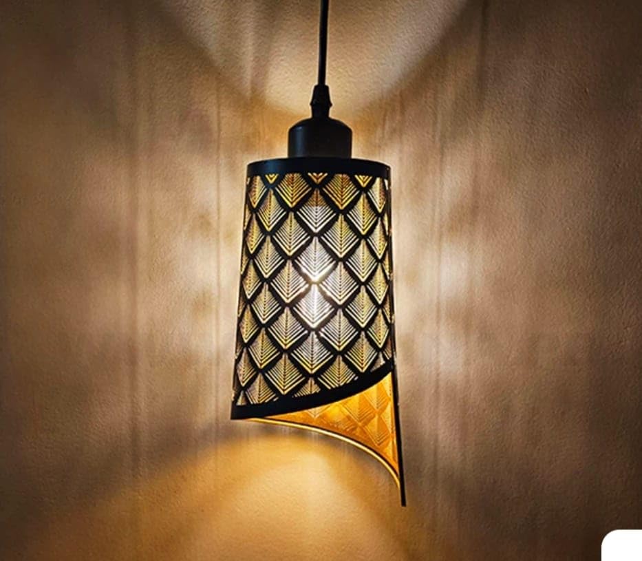 Image of Lyse Decor Hanging Lamps for Living Room, Pendant Lights for Kitchen Counter, Restaurant Lights and Bedroom Lights (with Bulb)