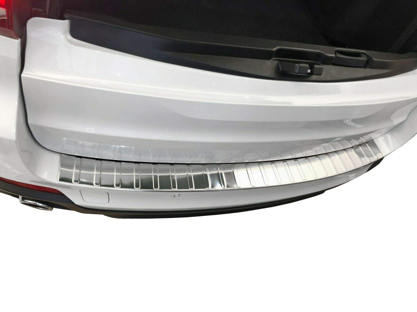 Paraurti Posteriore adatto per BMW X5 | F15 | 2013-2018 Acciaio Inox Cromato Protezione per Bordo Bagagliaio Carico