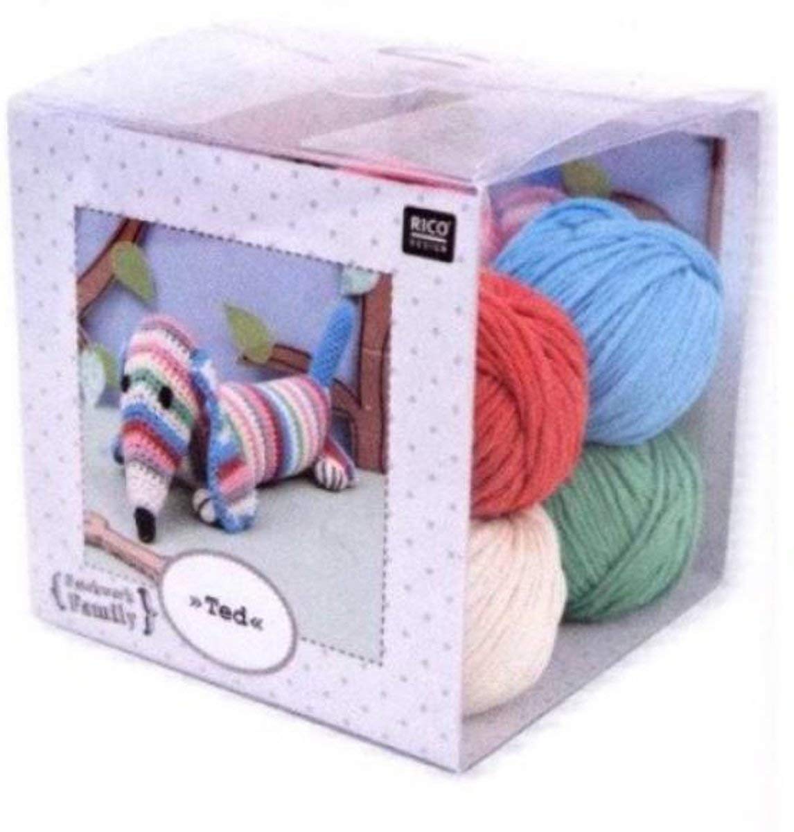 Buy Crochet a Dog Kit Ted the Daschund Dog Make your own Dog Crochet Kit Online at desertcartUAE