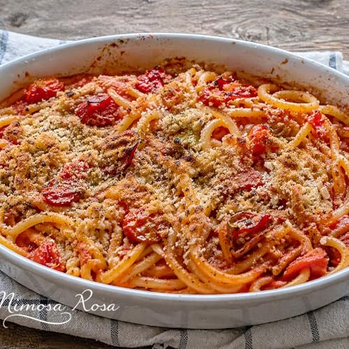 Bucatini gratinati al forno alla campagnola, ricetta salentina