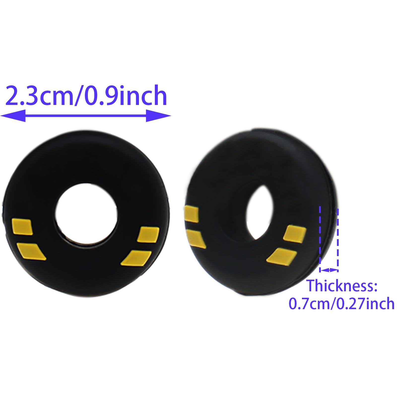 LBTODH 4pcs Racquet Dampeners Silicone Racket String Shock Absorber Tennis Vibration Dampener for Tennis Racket and Strings