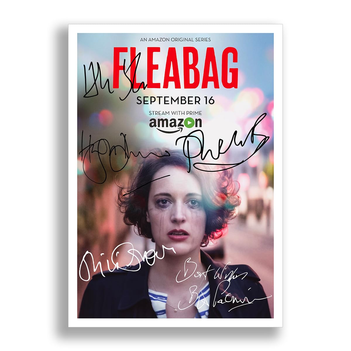 Memorabilia A4 Poster Only Fleabag Cast Signed Autograph Signature A4 Poster Photo Print Photograph Artwork Wall Art Picture Tv Show Series Season Gift Phoebe Waller-Bridge (A4 Poster Only)