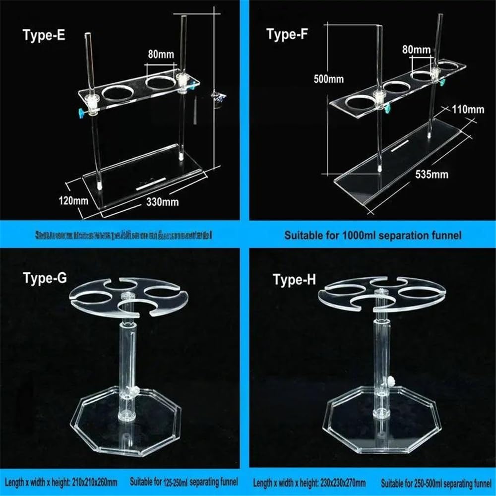 1 pz Supporto for imbuto di separazione da laboratorio for regolabile in altezza Adatto for 125-1000 ml Attrezzature da laboratorio