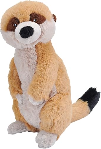 Wild Republic Ecokins Mini, suricata, animal de peluche, 8 pulgadas, regalo para niños, juguete de peluche, hecho de botellas de agua recicladas