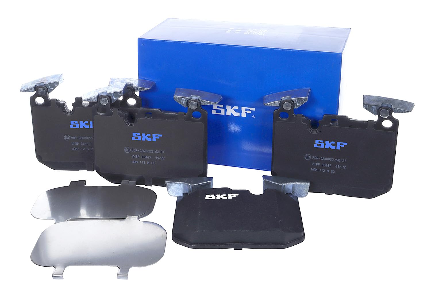 Skf Vkbp 80467 Kit Pastiglie Freno, Freno A Disco-image
