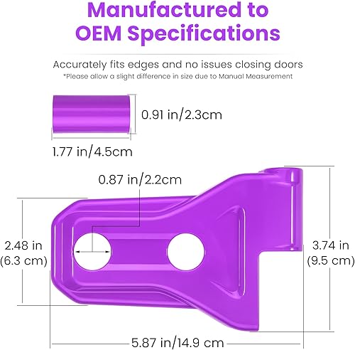 Vista 39 de Cubierta de bisagra de puerta, accesorios exteriores, decoración para Jeep Wrangler JL JLU Sport Sahara Freedom Rubicon Unlimited y Gladiator JT 2