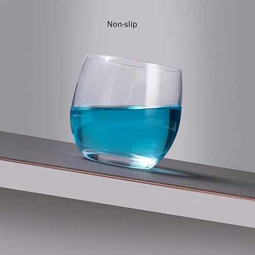 Miniatura 6 de Myir JUN Manteles individuales de doble cara, impermeables, de piel sintética, juego de 4 manteles individuales y posavasos antideslizantes y