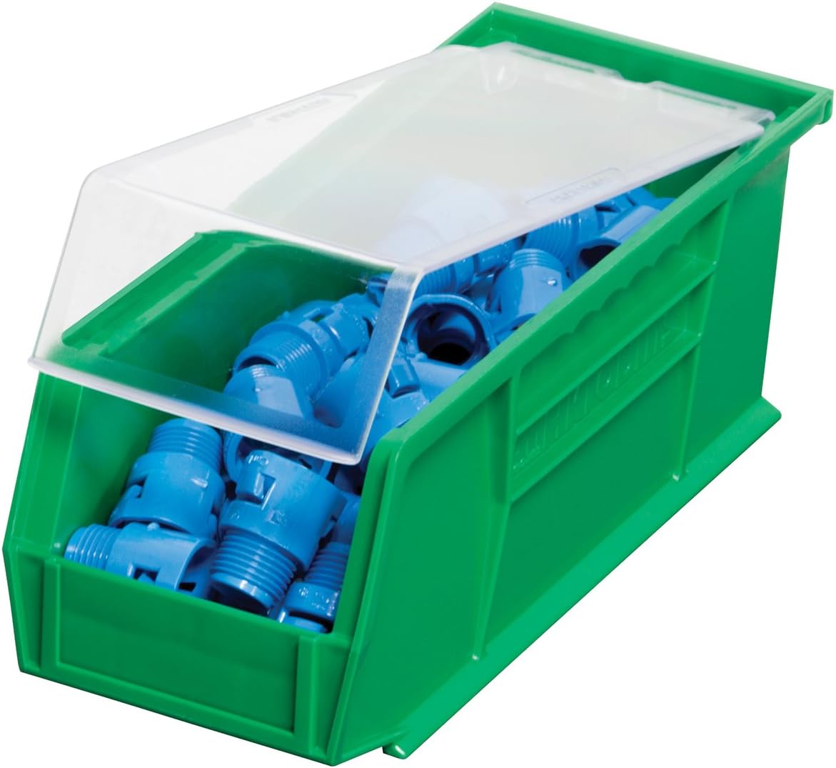Akro-Mils 30225CRY Crystal Clear Lid for 30224 AkroBin Storage Bins, (12-Pack)