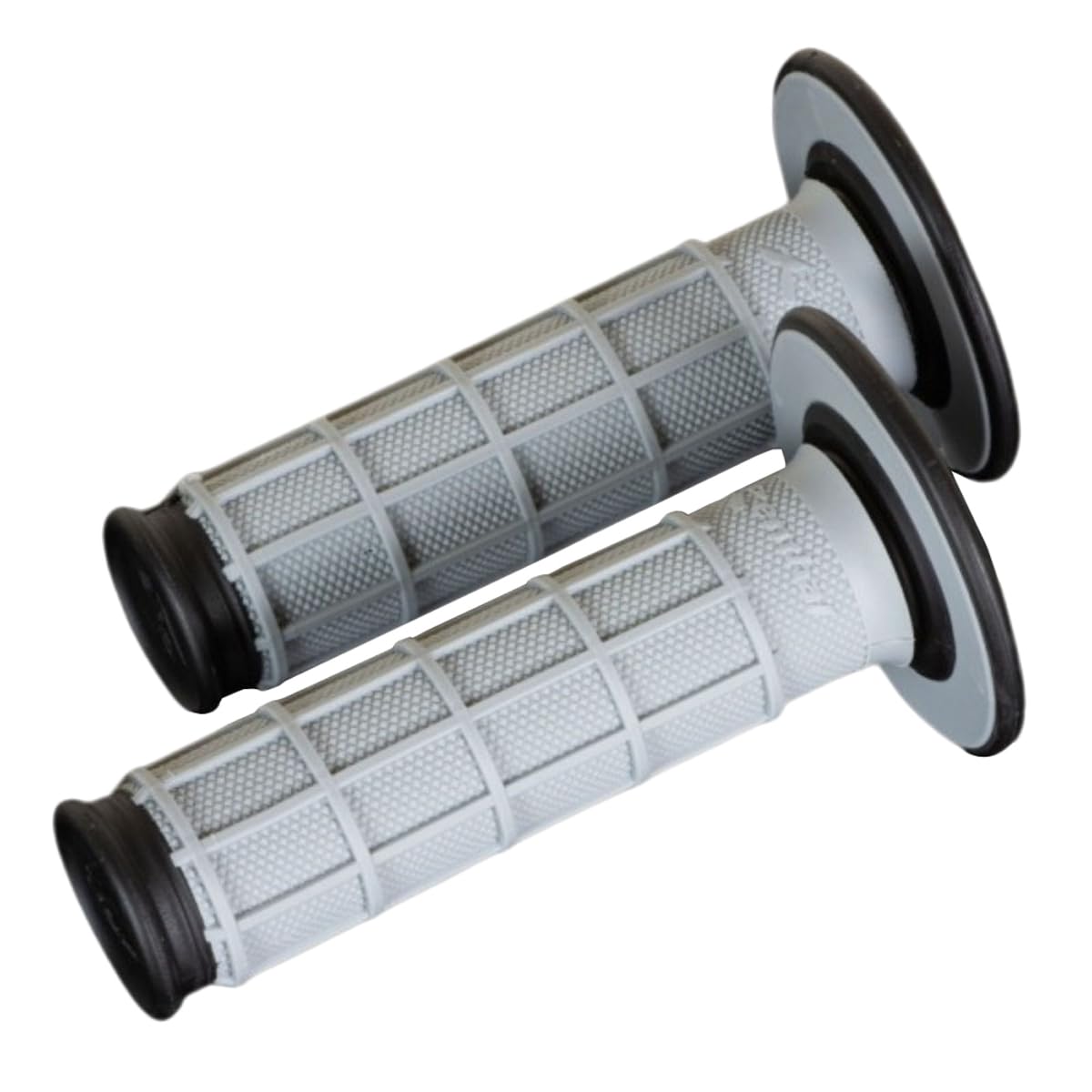 Renthal G152 Full Waffle, Grey/Black, Dual Compound MX/Enduro Grips, 2-Pack