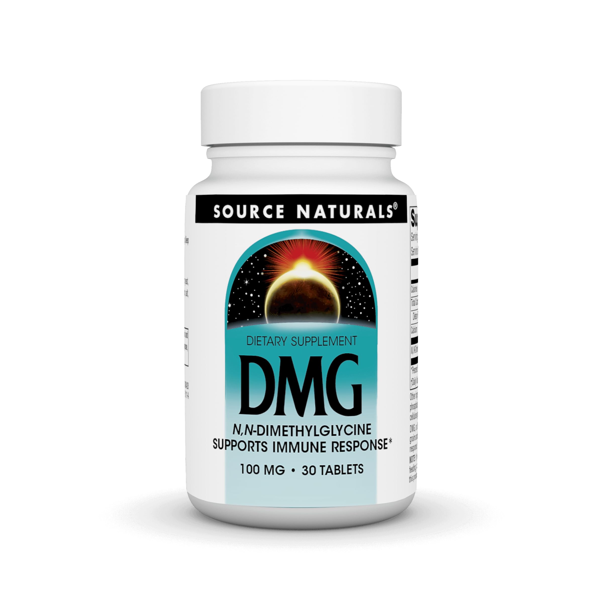 Source Naturals, Inc. DMG 100mg 30 Tablet