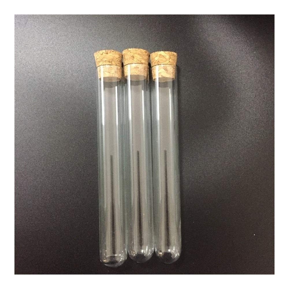 Zxxin-Provetta sperimentale, 30pcs / Lot provetta di Vetro 20mm * 200mm, con Sughero Fondo Rotondo Tubo imballaggio Sigaro vetreria da Laboratorio, Bel Regalo