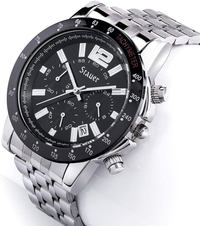 Stauer Jet Setter Chronograph Watch, front view