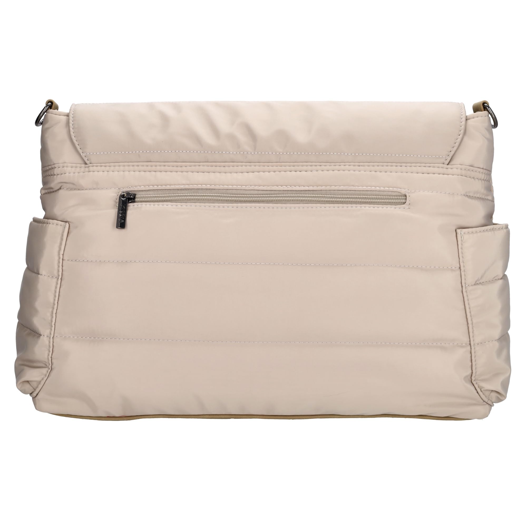 Zebra trends - Wickeltasche Organizer mit Wickelunterlage - Helles Taupe | Diaper Bag Mommy Bag, Leichtes Nylon, Zwei Flaschenhalter, Mehrere Innentaschen, Verstellbarer Schultergurt